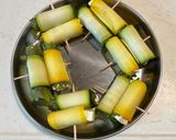 ズッキーニとチーズの巻き巻きキムチ漬け作り方4写真