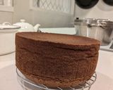 チョコスポンジ18ｃｍ✕高さ7ｃｍ作り方16写真