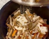 タコとホタテのタウリン炊き込みご飯♪作り方3写真