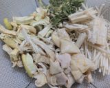 鶏むね肉と乾物のお粥作り方2写真