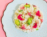 桜と金魚草のちらし寿司作り方3写真