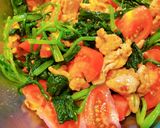 ☆簡単ほうれん草と炒めお肉のサラダ♬美味作り方7写真