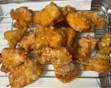 【片栗粉だけ】鶏胸肉のカリカリ唐揚げ♪作り方6写真