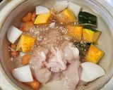 白だしで山梨のほうとう鍋うどん☆風邪の時作り方1写真