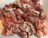 簡単夕食主菜・肉料理★豚こまピーマンねぎの酢豚作り方1写真