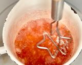 生いちごで作るホットいちごミルク作り方2写真