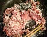 豚こま、かぼちゃ、しめじのコク旨ガリバタ醤油炒め作り方2写真
