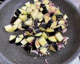 美活⭐︎長茄子の貧乏人パスタと大根サラダ作り方5写真
