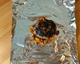 はなが牛ハンバーグステーキホイル包み焼き作り方7写真