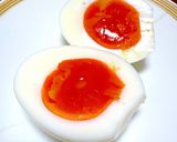 お弁当に便利!ほんのり塩味♪半熟ゆで卵作り方5写真