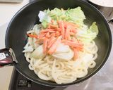 モツ焼きうどん作り方3写真