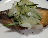 ブリの照り焼きアレンジ　野菜のマリネ添え作り方5写真