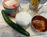 ピリ辛！大根と胡瓜の味噌キムチ和え♪作り方1写真