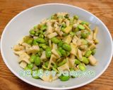枝豆と春タケノコの炒め物作り方5写真