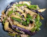 簡単ワンパン！ピーマンとなすの肉味噌炒め作り方10写真