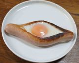 魚肉ソーセージで目玉焼き作り方3写真