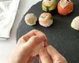 【ポリ袋で簡単】ひな祭りにてまり寿司作り方13写真