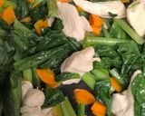 ☆小松菜と鶏むね肉で簡単野菜炒め☆作り方6写真