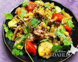 ひき肉とズッキーニのマヨ炒め【夏野菜の報告会🍅】作り方4写真