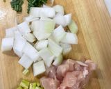 お昼に食べるオムライス作り方1写真