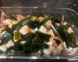 わかめとレンコンと茗荷の酢の物風作り方7写真