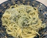 シラスあおさ海苔の柚子胡椒クリームパスタ作り方5写真