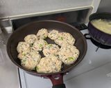 栄養たっぷり🌟ふわふわ豆腐ハンバーグ🌟作り方5写真
