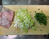 ギョーザの具丼作り方1写真
