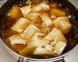 岩下の新生姜の「フワフワ卵とじ豆腐丼」作り方2写真