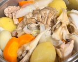 新玉葱と新じゃがが旨い♡鶏肉DE肉じゃが作り方3写真