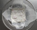 材料2つ・桃缶で作るバレリーナの夜食。作り方4写真