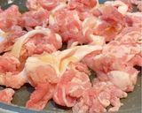 節約に♩豆腐と豚こま肉の中華風うま煮作り方2写真