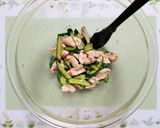 痩せ飯高タンパク低カロ簡単夕飯大葉胡瓜茗荷梅和え作り方8写真