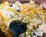 お昼ご飯にも!香ばしくてパラパラ炒飯♡鮭と卵ねぎ作り方5写真