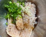 大葉が香る鶏ひき肉の棒餃子🎵作り方1写真