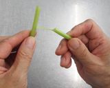 芋のつるのきんぴら作り方2写真