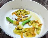 花ズッキーニとキオッジャビーツのサラダ作り方1写真
