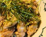 ローリングストック●鶏肉のあまから炒め丼作り方4写真
