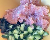 簡単⭐︎まぐろのなめろう丼作り方3写真