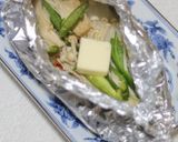 鮭ときのこのバターポン酢ホイル焼き☆フライパン作り方12写真