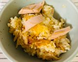 なめ茸と魚肉ソーセージの炊き込みご飯作り方4写真
