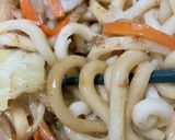 簡単　焼うどん（残り物で）作り方10写真