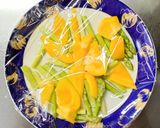レンジで早い！ アスパラと パプリカの 甘酢和え作り方3写真