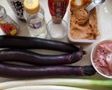 ホットクック!ナスと豚肉の中華風ピリ辛味噌炒め作り方1写真