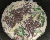 チーズ入りもずくのお好み焼き作り方3写真