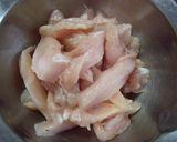 極柔！鶏胸肉のまろやかチリソース炒め。作り方2写真