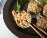 たけのこ入りごま肉団子作り方6写真