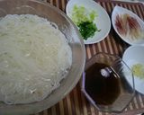 食べるラー油のぶっかけそうめん作り方1写真