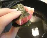 長芋×豚肉の磯辺焼き作り方6写真