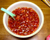 冷やしうどんとトマトのめんつゆ作り方3写真